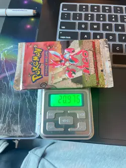 Pokemon Neo Discovery Booster Pack Sealed- Scizor Art - 20.9g* - Image 1