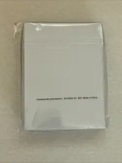 White Flare Sleeve - Deck Protector - 65x Pokemon ETB Premium Sleeves SEALED - Image 2
