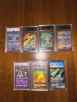 Lot of 7 Rare Graded Pokemon Cards [PSA/RPA/CGC] - Image 1