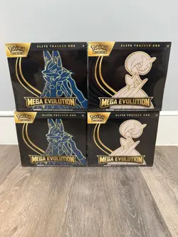 Pokemon Mega Evolution Elite Trainer Boxes Lucario And Gardevoir ETBs - Set of 2 - Image 1