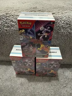 Lot Of 3 Pokemon TCG Scarlet Violet Destined Rivals Booster Bundle Sealed New - Image 1