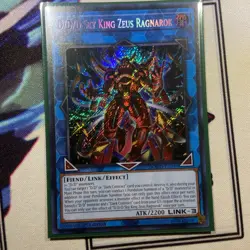 Yugioh D/D/D Sky King Zeus Ragnarok DOOD-EN049 Secret Rare 1st Edition NM - Image 1