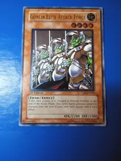 MP 1st Ed Goblin Elite Attack Force CRV-EN020 Ultimate rare Yugioh! - Image 1