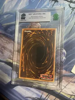 YUGIOH 1st Edition Red Eyes Black Dragon • HOLO ERROR • SDJ #001 - MNT 7 - Image 4