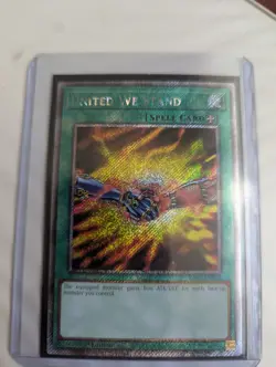 Yugioh - United We Stand RA03-EN112 1st Edition Platinum Secret Rare LP - Image 1