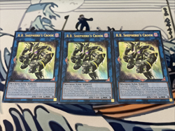 Yugioh R.B. Shepherd's Crook x3 Ultra Rare DOOD-EN093 Near Mint - Image 1