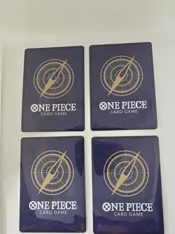 One Piece Card Game Illustration Box Vol 3 and 4 Promo Cards Set Of 4 - Image 4
