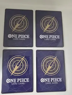 One Piece Card Game Illustration Box Vol 3 and 4 Promo Cards Set Of 4 - Image 5