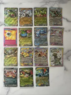 Pokemon TCG 14 EX Card Lot W/ 1 ASPEC NM No Duplicates - Image 1