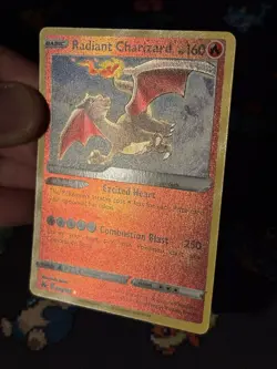 Pokemon Cards Radiant Charizard 020/159 Radiant Holo Rare Crown Zenith - (NM) - Image 3