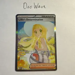 Lillie's Determination Pokemon Card SIR 184/132 Mega Evolutions ENGLISH - Image 1