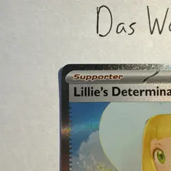 Lillie's Determination Pokemon Card SIR 184/132 Mega Evolutions ENGLISH - Image 3