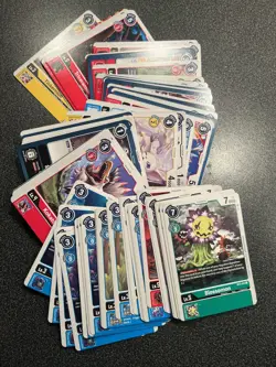Digimon TCG commons Random Bulk Lot of 100 Cards - Image 1