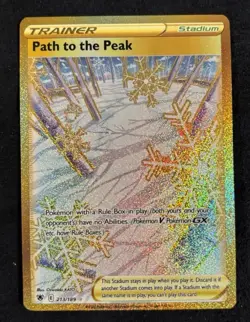 Pokemon TCG Path to the Peak Gold Card 213/189 Astral Radiance - Image 1