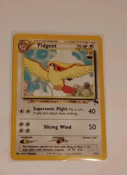 PIDGEOT Pokemon Card - WOTC - Southern Islands - 2/18 - NM (A) - Image 2