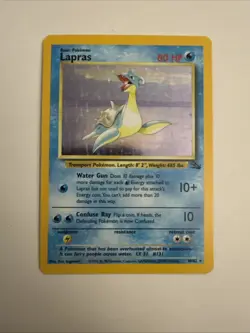 Three card Fossil Unlimited Pokemon Lot - Muk / Lapras / Hypno - Image 4