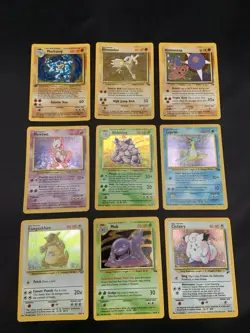 Vintage Pokemon Card Collection lot - HOLO RARE WOTC ERA POKEMON CARDS - MP/HP - Image 1