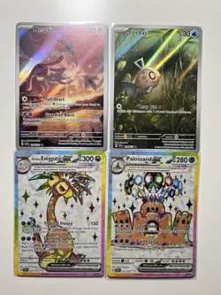 Surging Sparks Lot (4) Four Card Lot IRs And Full Arts Pokemon TCG - Image 1