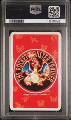 1996 POKEMON RED VERSION PLAYING CARDS #026 RAICHU 3 OF DIAMONDS PSA 4 VG-EX - Image 2