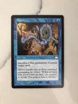 Abjure MTG Magic the Gathering Card NM Near Mint Weatherlight - Image 1