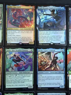 Spider-Man MTG Card Lot (32) All From Collector Packs Marvel Comics NM See Desc - Image 4