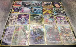 Pokemon TCG Pokemon Card Lot 20x (EX, V, VSTAR, Vmax, Trainer cards) NM - Image 1
