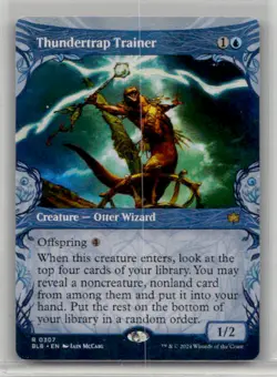 Thundertrap Trainer (Showcase) #307 Bloomburrow Near Mint or Better W/Tracking - Image 1