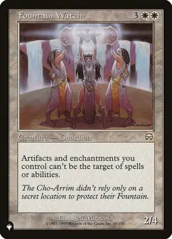 Fountain Watch Retro Frame Regular - The List MTG-NM - Image 1