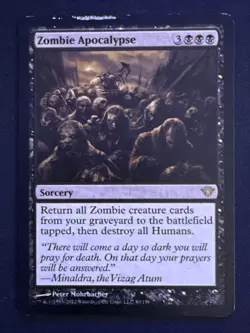 1x Zombie Apocalypse (080) Dark Ascension HP MTG Magic the Gathering x1 MKE - Image 1
