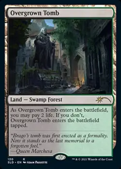 [1x] Overgrown Tomb Near Mint, English Secret Lair MTG Magic - Image 1