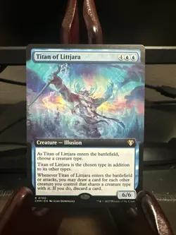 Titan of Littjara (Extended Art) Commander Masters Regular - Image 1