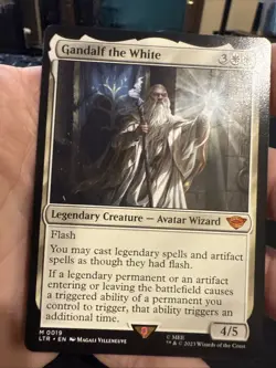 Gandalf the White Lord of the Rings 0019 Non-Foil NM - Image 1