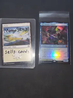 MTG Prerelease FOIL NORMAN OSBORN GREEN GOBLIN Spider-Man Mythic PROMO - Image 3