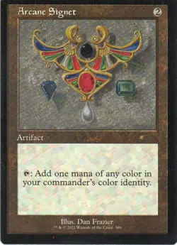 MTG: Secret Lair Drop Series: Arcane Signet (589): Lightly Played Condition - Image 1