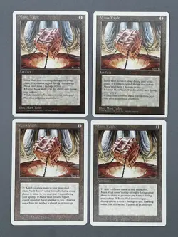 Magic the Gathering Playset 4x Mana Vault 2x Revised 2x 4th Edition -MTG Vintage - Image 1