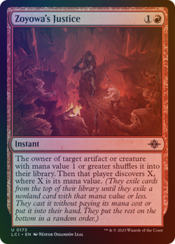 Zoyowa's Justice - LCI #173 | FOIL | NM | MTG - Image 1