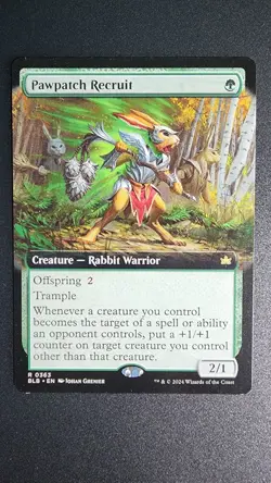 Pawpatch Recruit (Extended Art) Bloomburrow Regular - Image 1