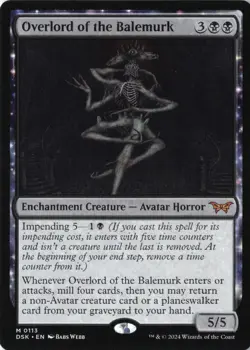 Overlord of the Balemurk M Duskmourn: House of Horror 113 NM - Image 1