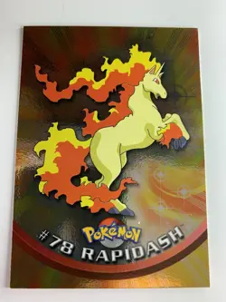 2000 Topps Pokemon TV #78 Rapidash (D) Silver Foil FREE COMBINED SHIP - Image 1