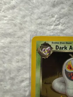 Pokemon TCG Dark Arbok Team Rocket 2/82 Holo 1st Edition Holo Rare - Image 3