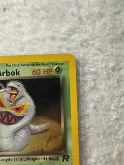 Pokemon TCG Dark Arbok Team Rocket 2/82 Holo 1st Edition Holo Rare - Image 4