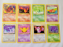 Pokemon 1999 Team Rocket Dark Dragonair/Charmeleon, Charmander, Zubat 8 Lot (LP) - Image 1