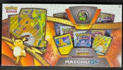 POKEMON 2018 SHINY RAICHU GX SHINING LEGENDS Special Collection Box SEALED - Image 1
