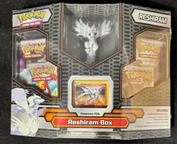 POKEMON Black & White RESHIRAM FIGURE Box 2011 SEALED RARE 4 EMERGING POWERS - Image 1