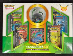 Pokemon 2016 Generations VENUSAUR EX Red & Blue Collection Box 20th Anniversary - Image 1