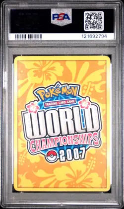 2007 POKEMON WORLD CHAMPIONSHIPS PROMO LEGEND ASCENT #97 RAYQUAZA EX PSA 5 - Image 2