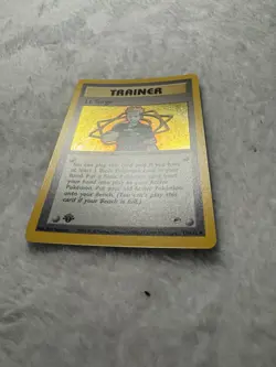 Lt. Surge TRAINER- 17/132 - Holo Rare - 1st Edition Gym Heroes Pokemon Near Mint - Image 3