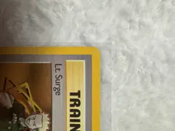 Lt. Surge TRAINER- 17/132 - Holo Rare - 1st Edition Gym Heroes Pokemon Near Mint - Image 5