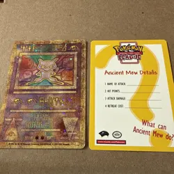 Ancient Mew Movie Promo Holo Pokemon WOTC NM - Image 1
