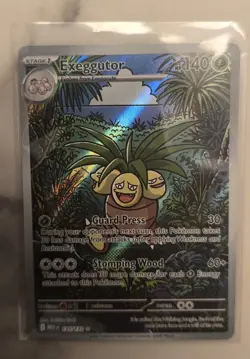 Pokemon Mega Evolution Exeggutor Illustration Rare 135/132 English NM - Image 1